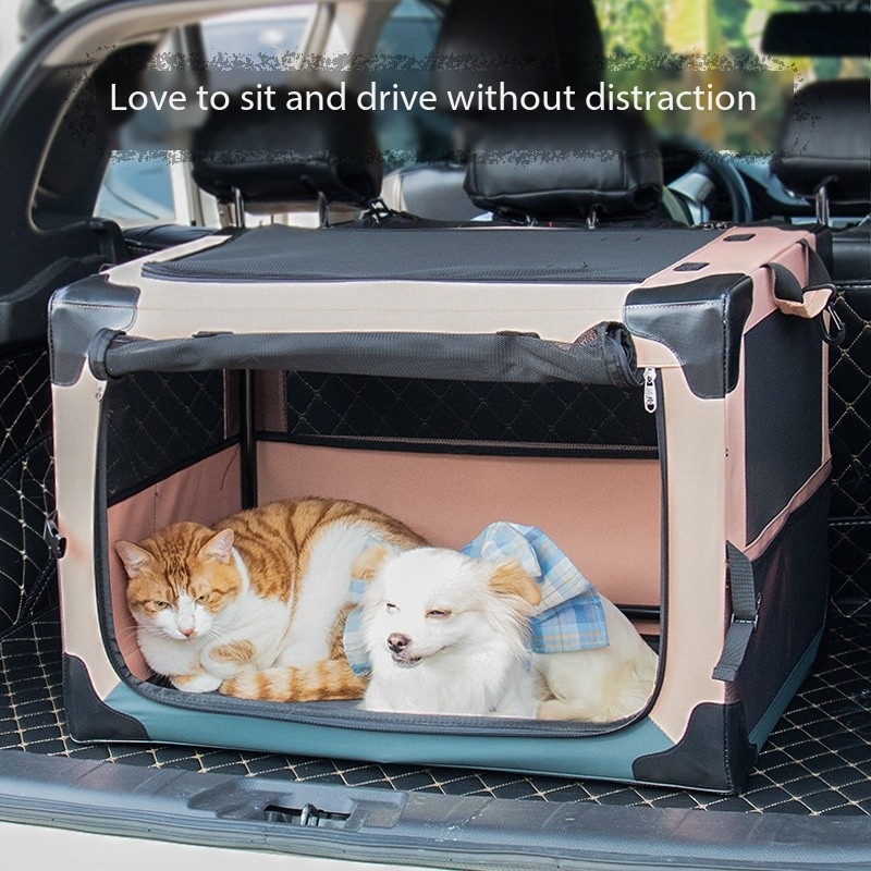 Medium Large Canine Dog Car Seats Booster Bed For Travel Driving Safety