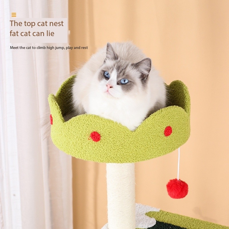 47 inches Rainbow Six Layer Sisal Cat Scratch Tower