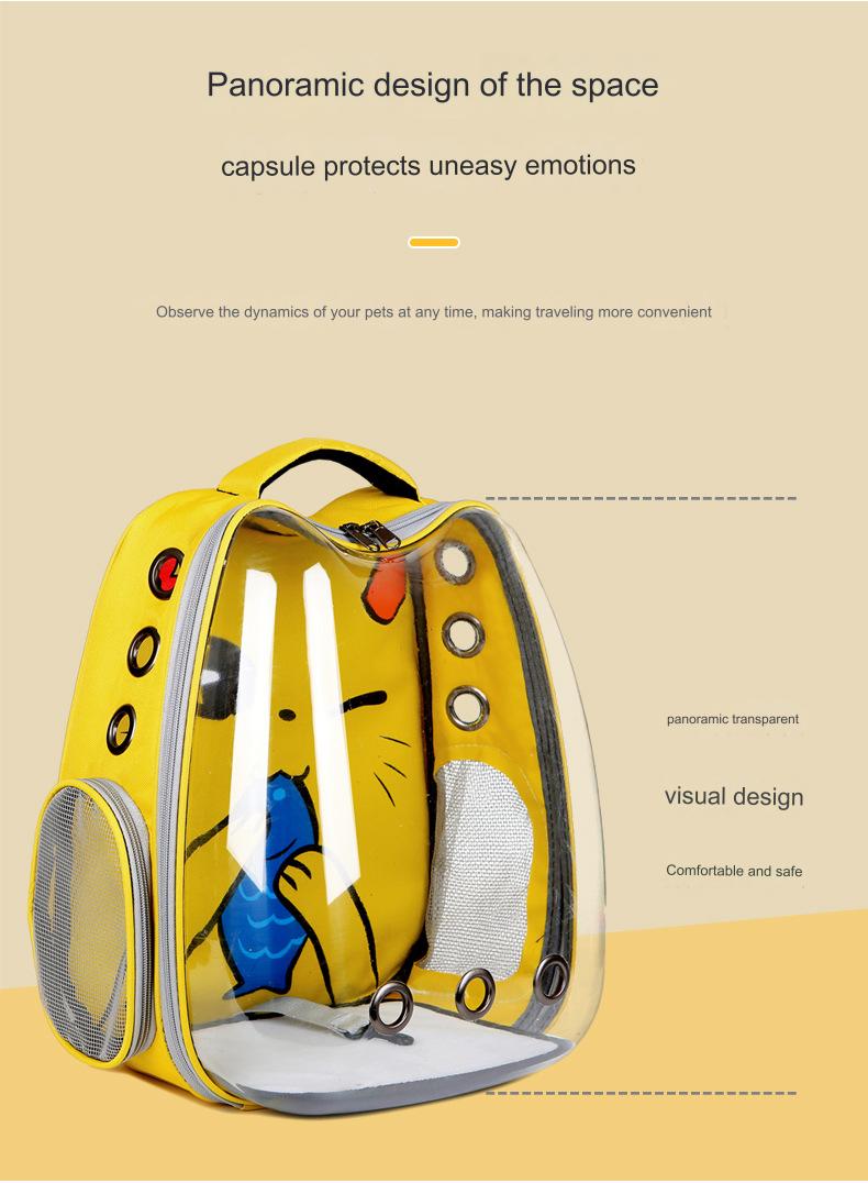 Cute Large Hard Airline Pet Carrier For Cat Dog And Small Pets