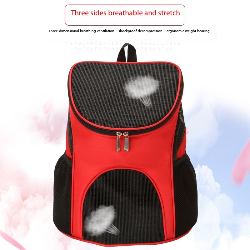 Dog Backpack Carrier with Breathable Mesh for Small Medium Cat Airline Approved