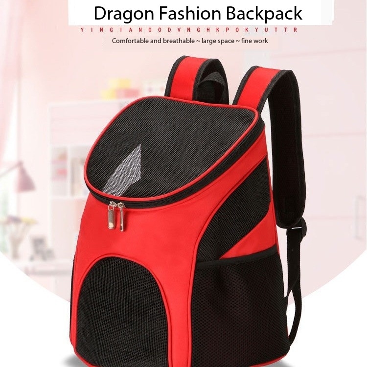 Dog Backpack Carrier with Breathable Mesh for Small Medium Cat Airline Approved