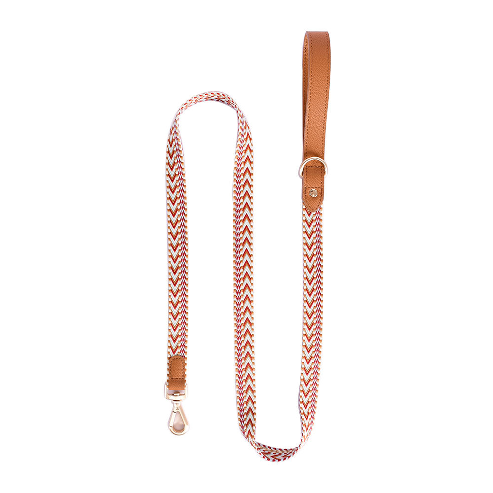 Braided Print Pattern Strong Rope Dog Leash For Dog WALKING