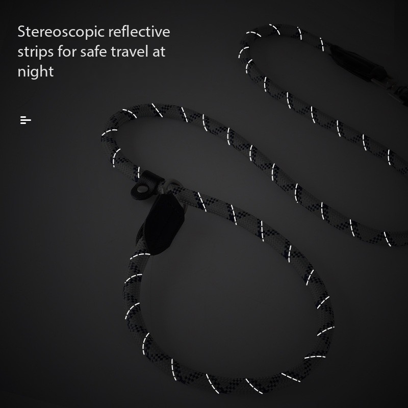 Explosion Proof Reflective Nylon Dog Leash, Dog Training Leash, Walking leash for Cats or Dogs