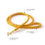 Leash for Small Dogs PU Leather Leash, Dog Training Leash, Walking leash for Cats or Dogs