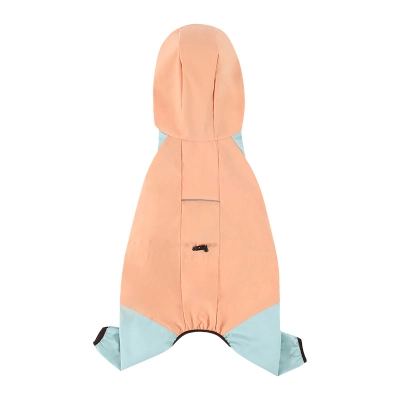 Cute Waterproof Canine Raincoats Small Medium Dog Rain Coat With Legs And Hood 01