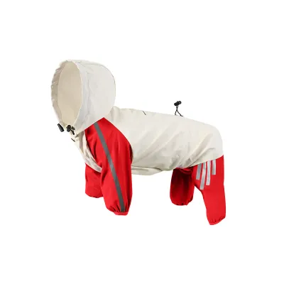 Waterproof Canine Raincoats Small Medium Lightweight Dog Raincoat With Legs 01