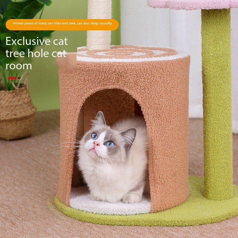 29 Inches Mushroom Sisal Cat Scratch Tower Tree Preventing From Scratching Furniture