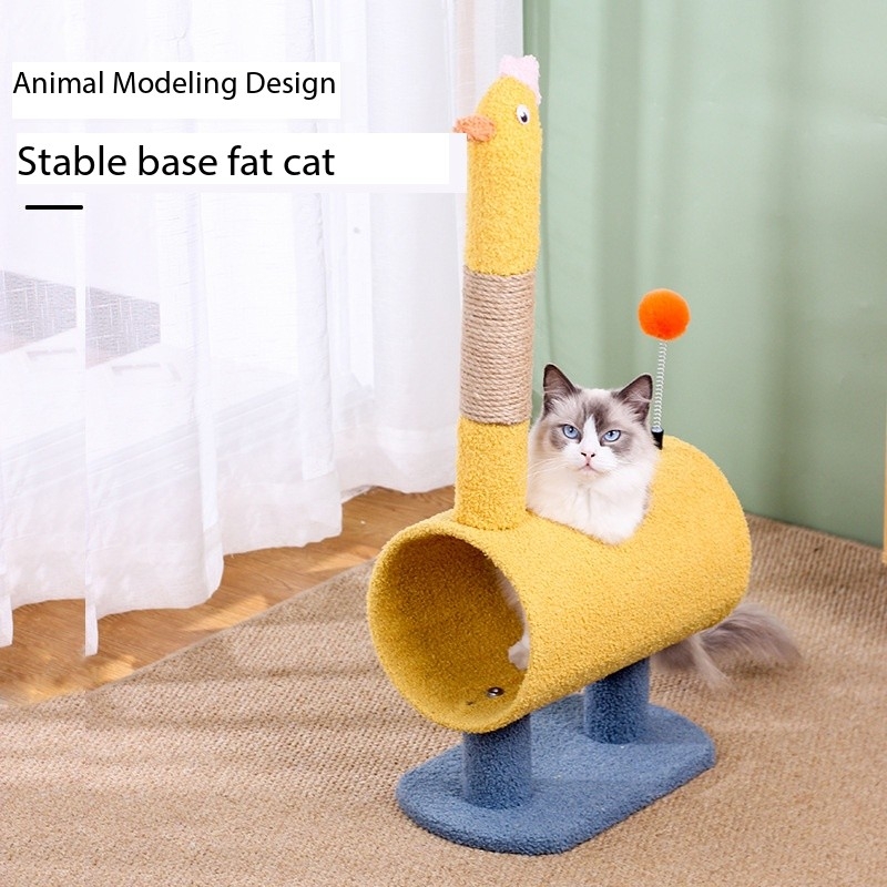 31 INCHES Sisal Cat Scratch Tower Tree Preventing From Scratching Funiture