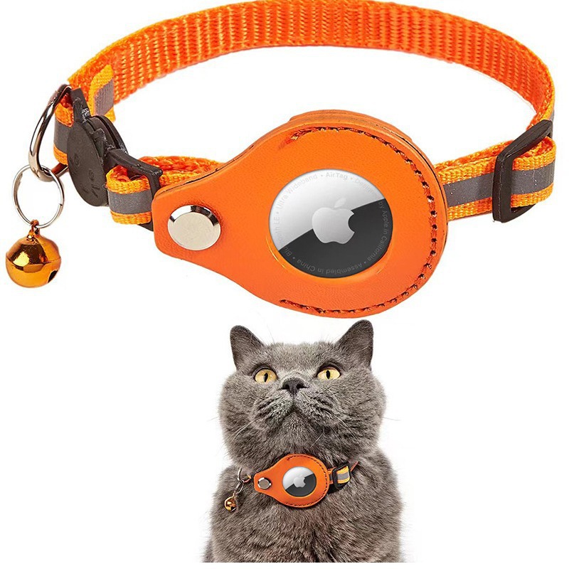 Adjustable Sturdy Brightly Colored Cat Tracker with Bell