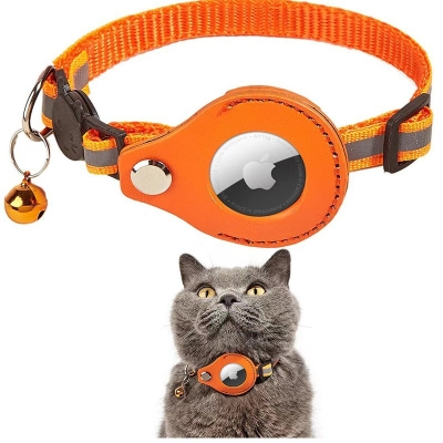 Adjustable Sturdy Brightly Colored Cat Tracker with Bell 01
