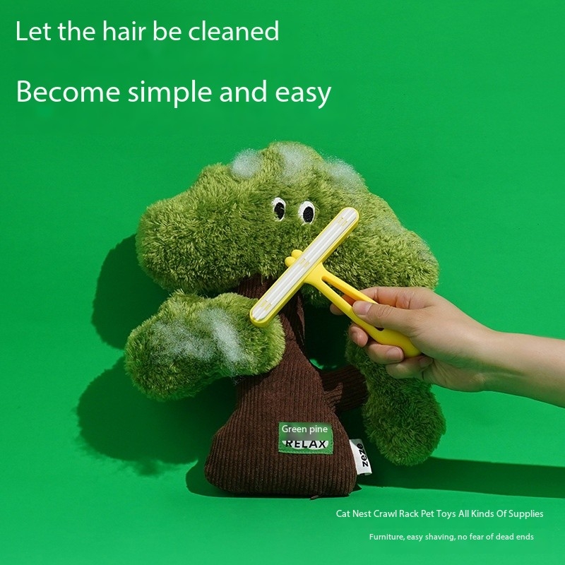 Lightweight Dog Hair Remover For Car Funiture Pet Hair Carpet Rake