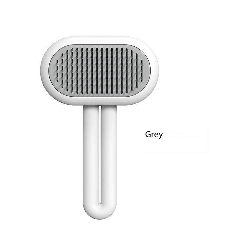 Self Cleaning Cat Hair Remover Brush For Shedding With Release Button