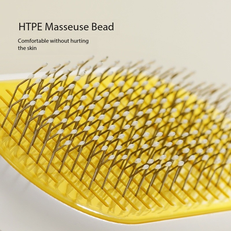 Self Cleaning Cat Hair Remover Brush For Shedding With Release Button