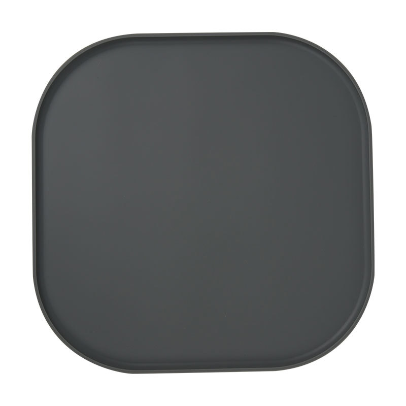 Square Silicone Dog Food And Water Bowl Mat For Under Dog Bowls