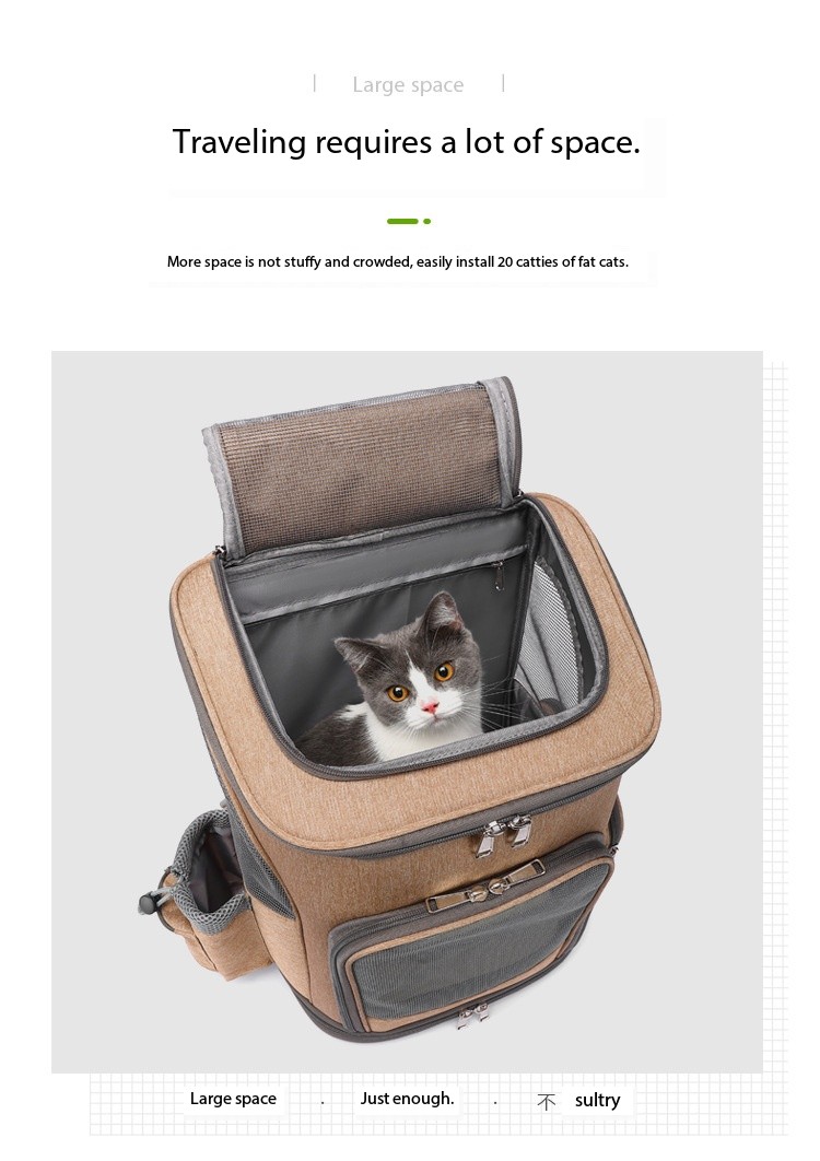 Large Wicker Collapsible Cat Carrier for Travel Car Vehicle Auto