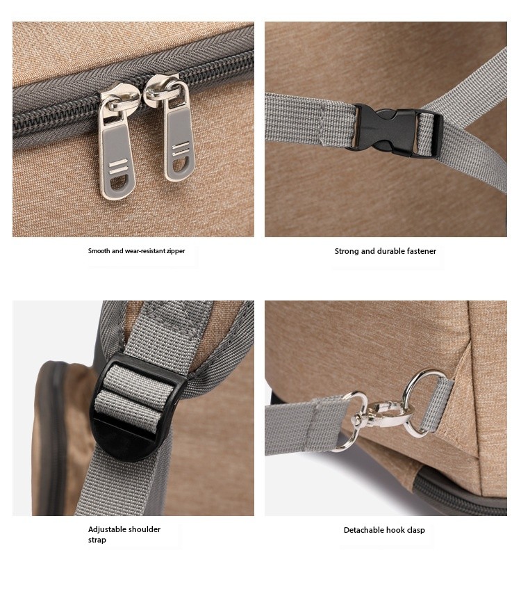 Large Wicker Collapsible Cat Carrier for Travel Car Vehicle Auto