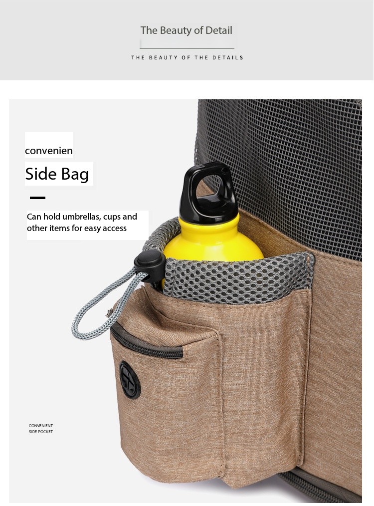 Large Wicker Collapsible Cat Carrier for Travel Car Vehicle Auto