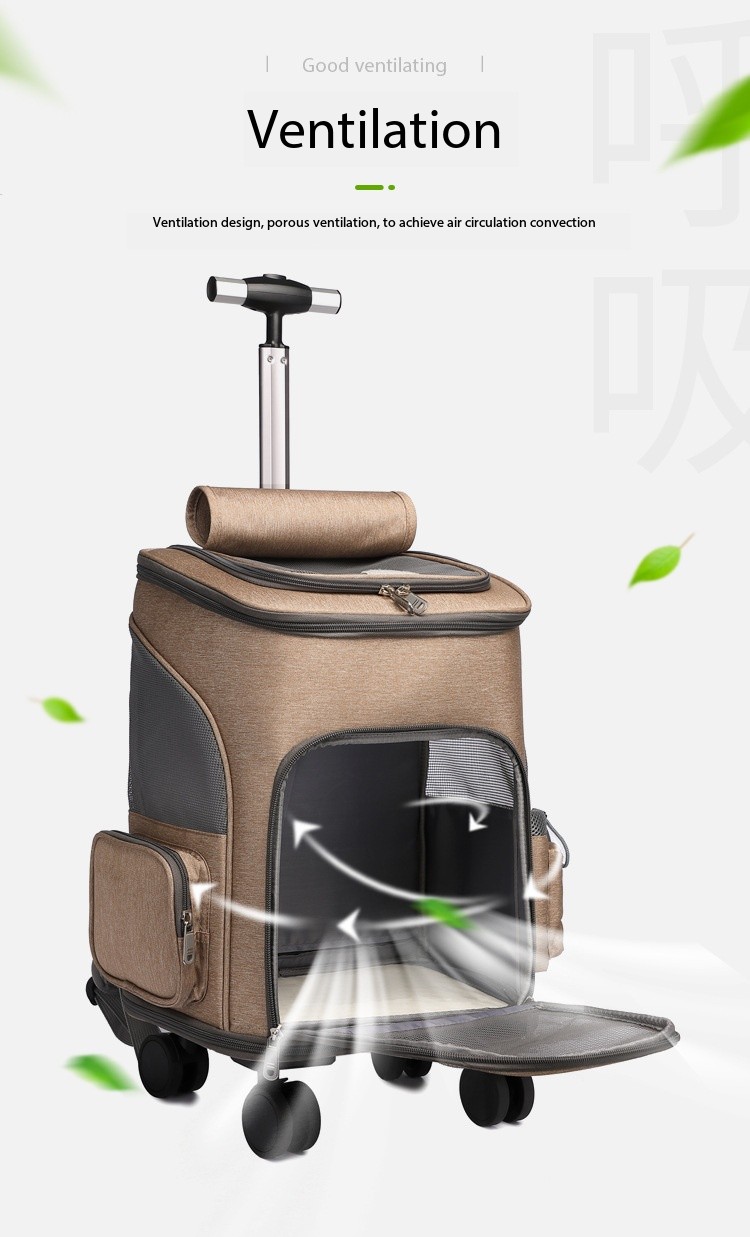 Large Wicker Collapsible Cat Carrier for Travel Car Vehicle Auto