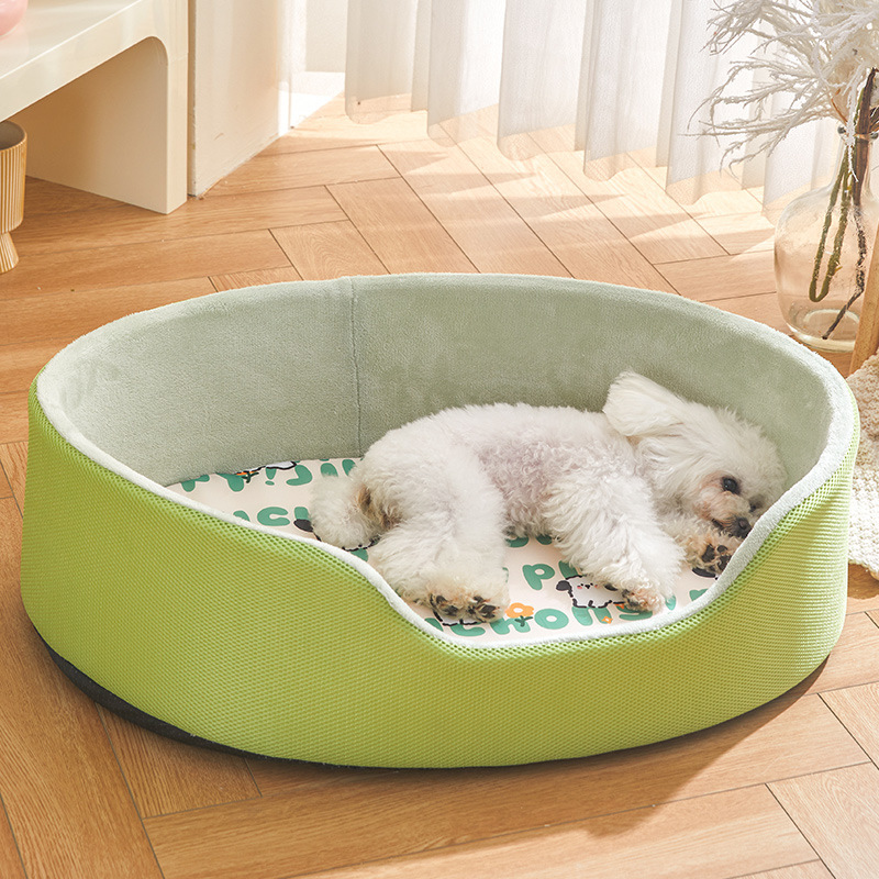 Pink Washable Soft Dog Bed For Small Dog
