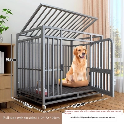 Foldable Heavy Duty Strong Extra Large Dog Crate  02