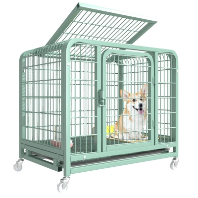 Modern Heavy Duty Dog Crate Medium Indoor Dog Kennels 01