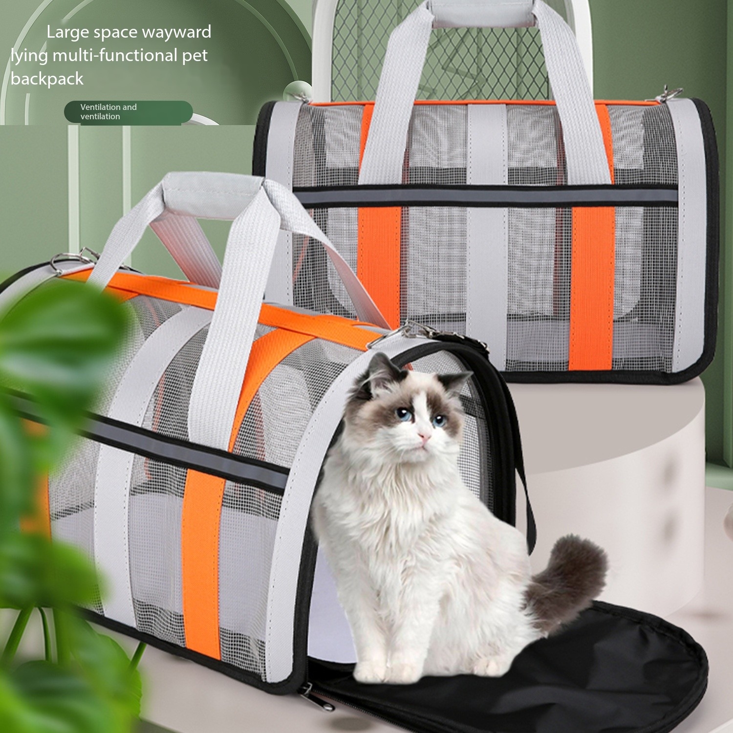Lightweight Dog Travel Bag Airline Foldable Dog Carrier For Small Medium Dog