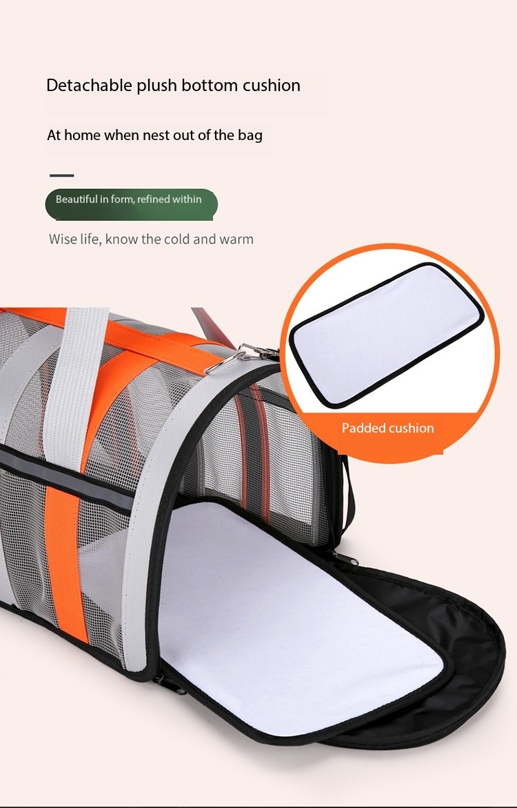 Lightweight Dog Travel Bag Airline Foldable Dog Carrier For Small Medium Dog
