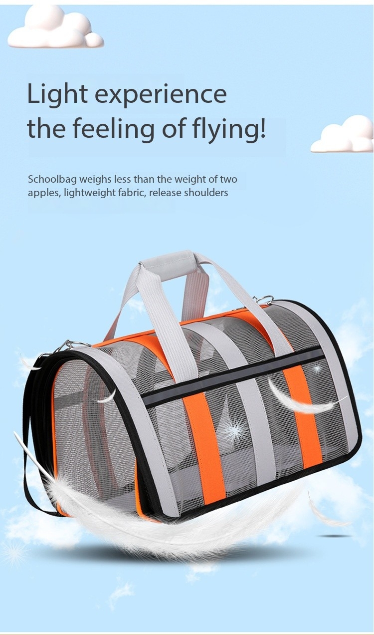 Lightweight Dog Travel Bag Airline Foldable Dog Carrier For Small Medium Dog