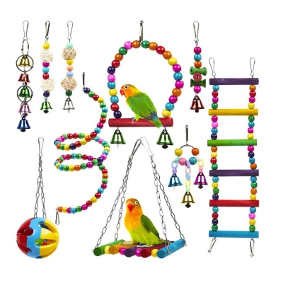 Factory Wholesale Bird Toy for Parakeets Cockatiels Parrots 01