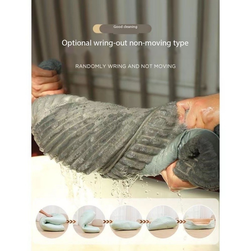 Gray Large Round Plush Dog Kennel with High Sides and Deep Pockets for Safety