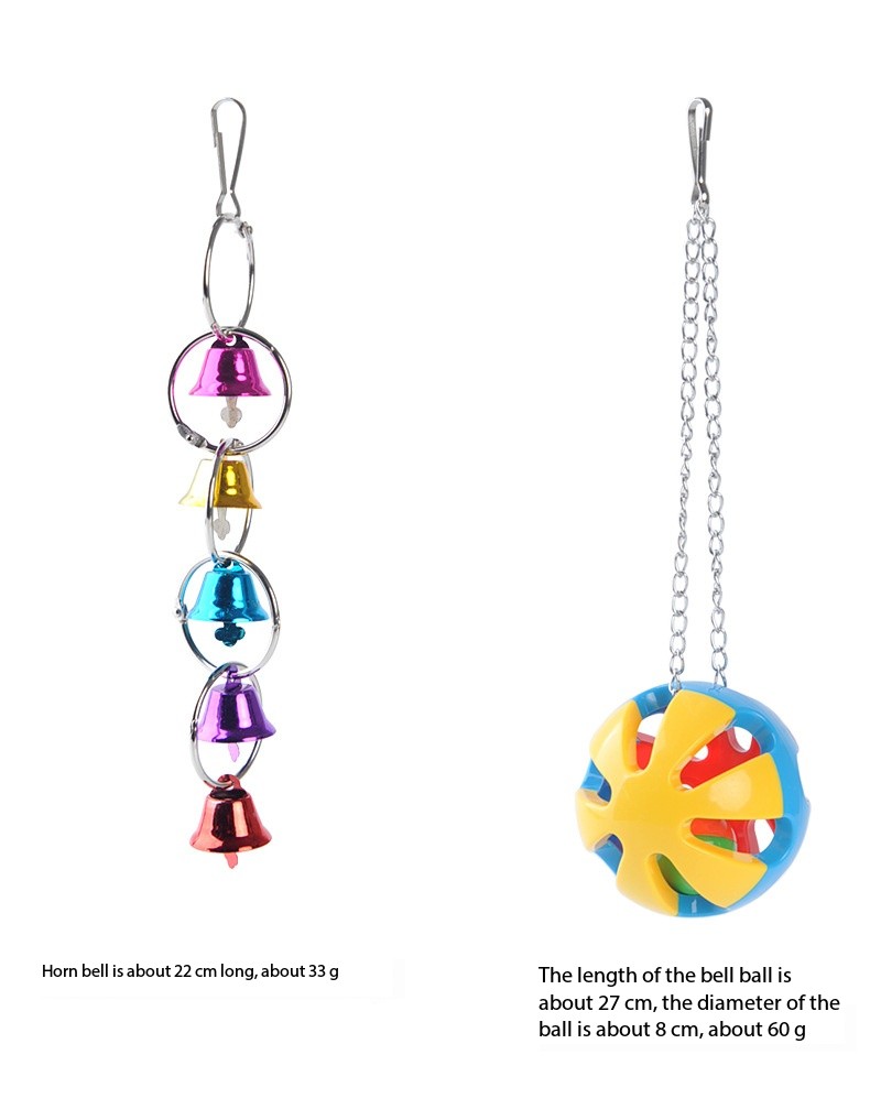 Funny Large Parrot Toys Chew Bird Toys for Cockatiels Parakeets