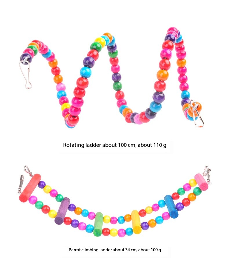 Funny Large Parrot Toys Chew Bird Toys for Cockatiels Parakeets