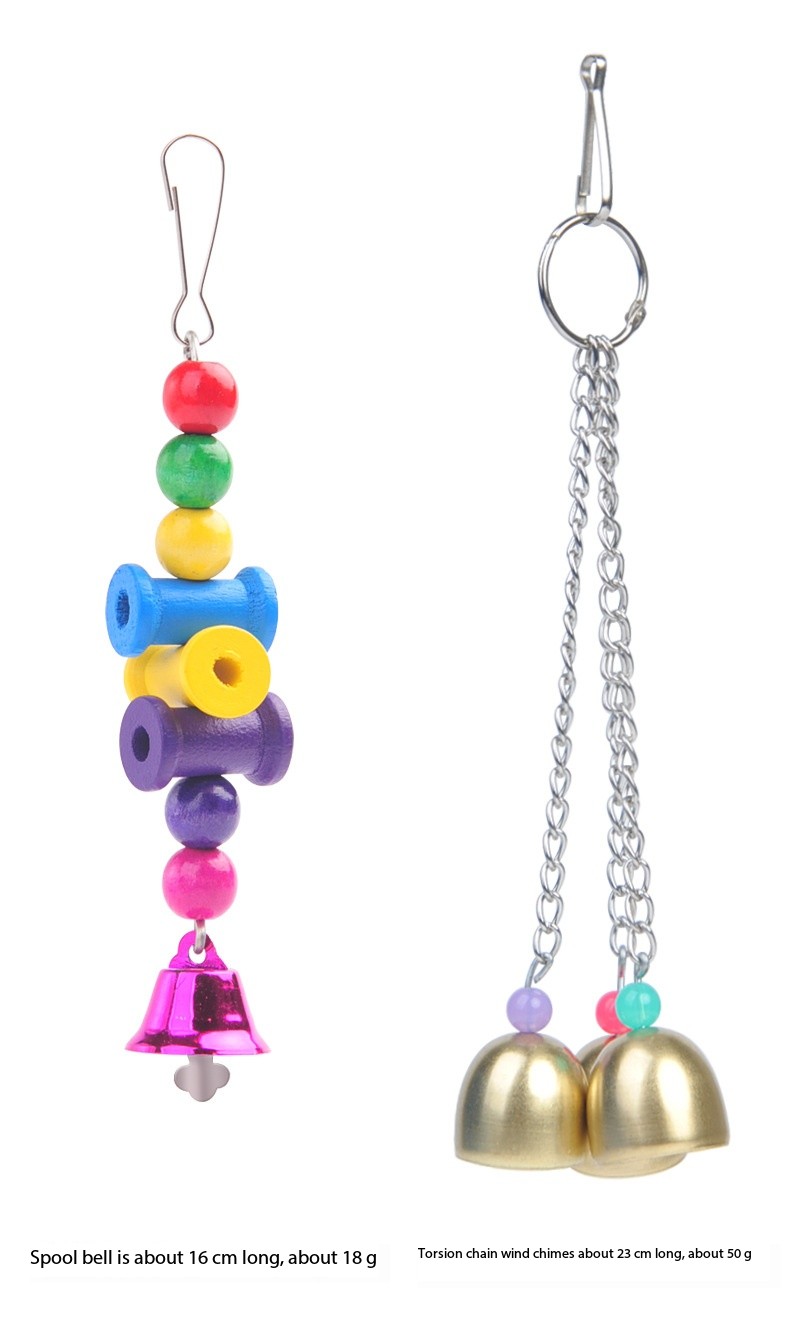 Funny Large Parrot Toys Chew Bird Toys for Cockatiels Parakeets