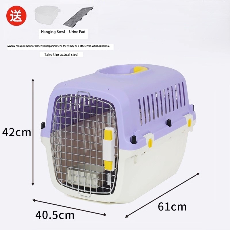 Plastic Airline Approved Travel Crate Tunnel For Large Dog