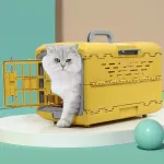Portable Airline Approved Travel Crate For Medium Dog Carrier