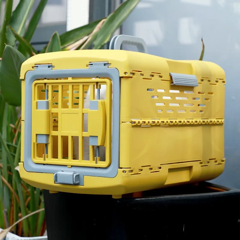 Portable Airline Approved Travel Crate For Medium Dog Carrier