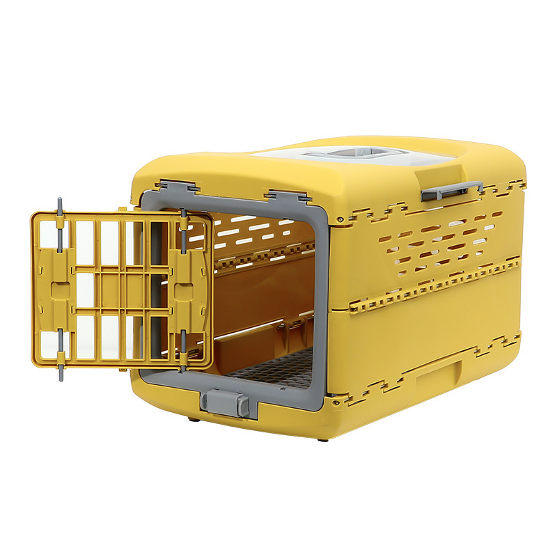 Portable Airline Approved Travel Crate For Medium Dog Carrier