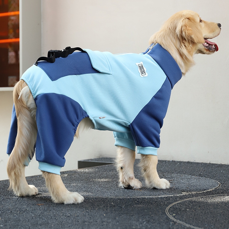 Simple Pet Clothes 3XL-7XL Large Dog Four-Leg Sweatshirt