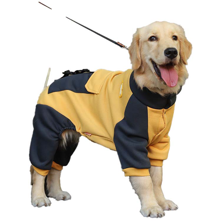 Simple Pet Clothes 3XL-7XL Large Dog Four-Leg Sweatshirt