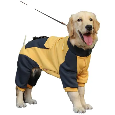 Simple Pet Clothes 3XL-7XL Large Dog Four-Leg Sweatshirt 01