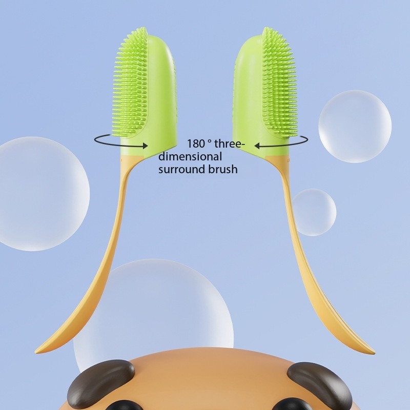 Canine Finger Toothbrush For Small Large Dog Dental Brush