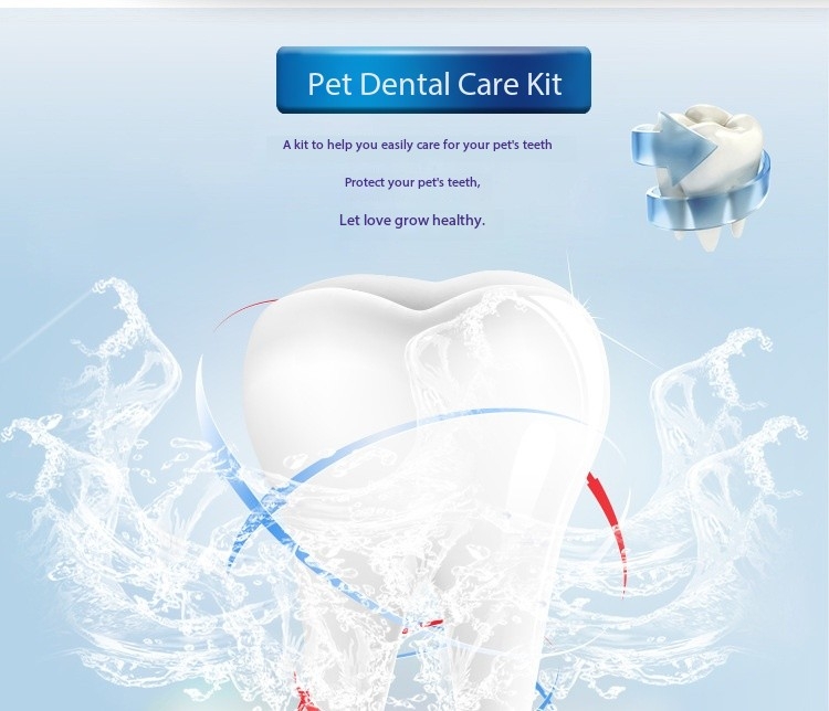 Dog Toothbrush And Toothpaste Finger Toothbrush Brushing Kit