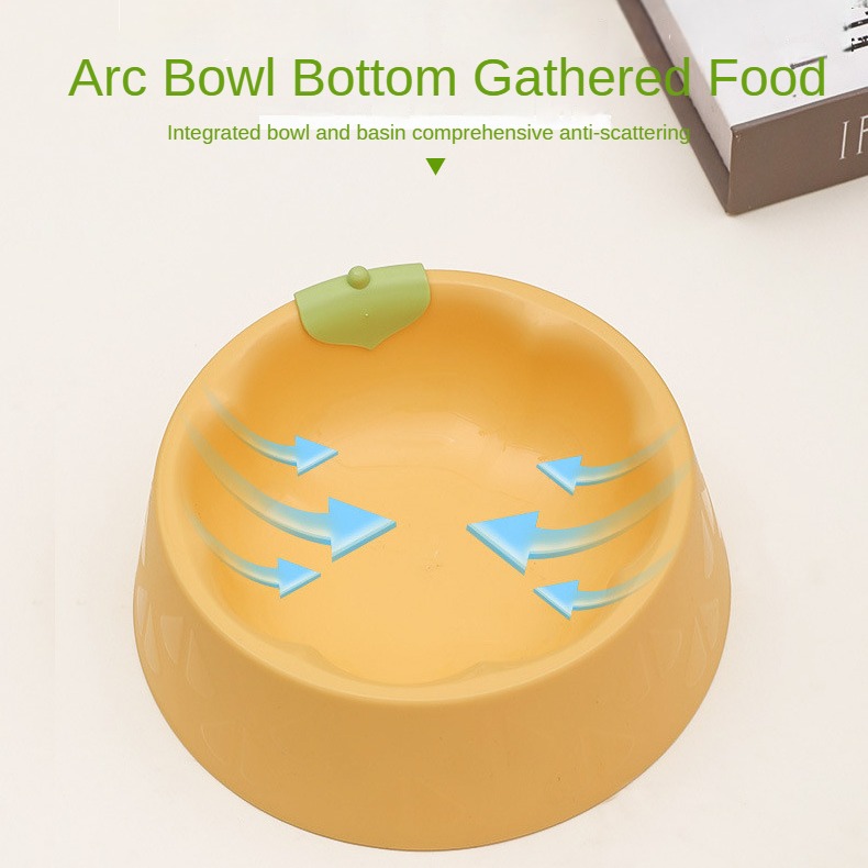 Cute Plastic Flower Feeder Bowl for Cat, Dog, Small Pets