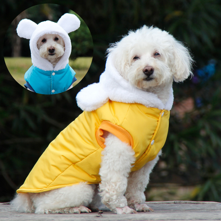 Cute Waterproof Thickened and Warm Pet Dog Snow Coat