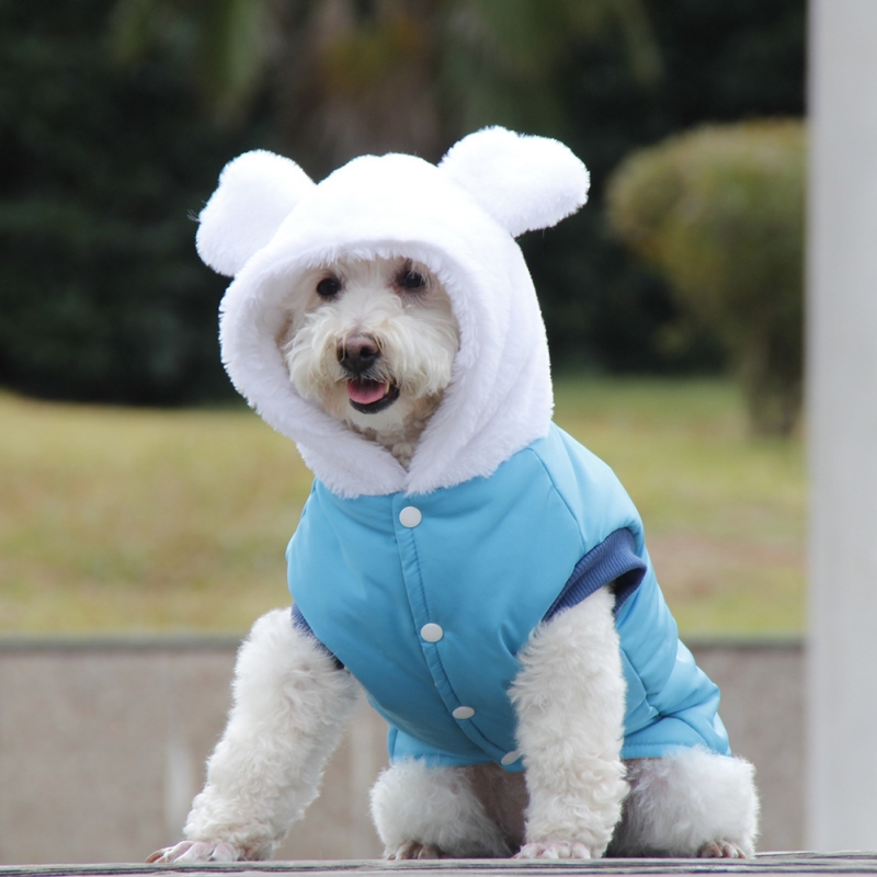 Cute Waterproof Thickened and Warm Pet Dog Snow Coat