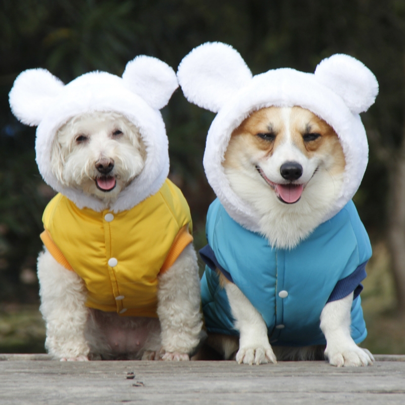 Cute Waterproof Thickened and Warm Pet Dog Snow Coat