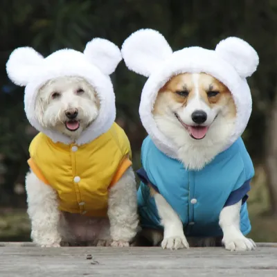 Cute Waterproof Thickened and Warm Pet Dog Snow Coat 02