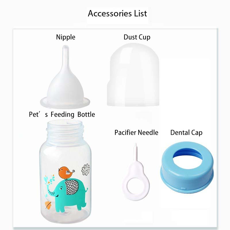 Nursing Feeding Bottle for Kitten, Puppy, Newborn, Hamster, Puppy, Dog