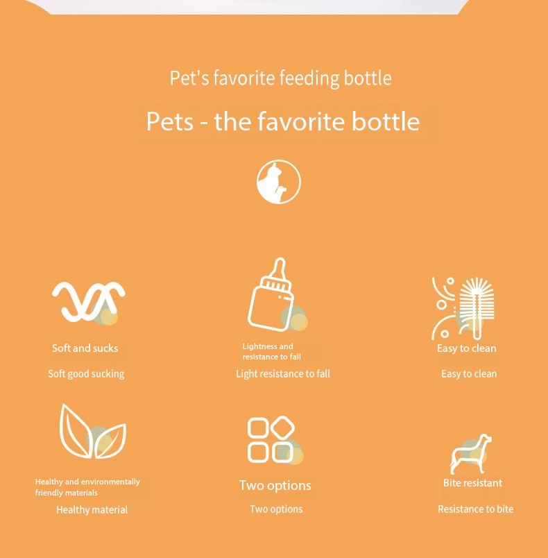 Nursing Feeding Bottle for Kitten, Puppy, Newborn, Hamster, Puppy, Dog