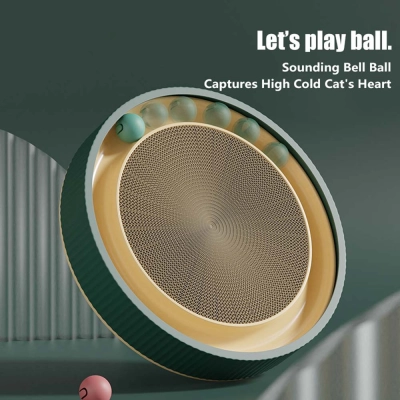 Best interactive Cat Scratch Board With Cat Ball Toy 02